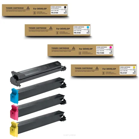 4-PAK Zamiennik Toner do DEVELOP TN314 CMYK Ineo+ 353 355