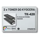 2-PAK Multibox Toner do KYOCERA TK420 370AR010 KM2550 2x15.0K zamiennik - 2