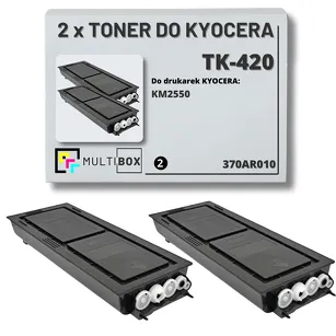 2-pak Toner do KYOCERA TK-420 370AR010 KM2550 2x15.0K Multibox zamiennik