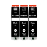 3-PAK Multibox Tusz do CANON PGI550PGBKXL black pigment zamiennik - 2