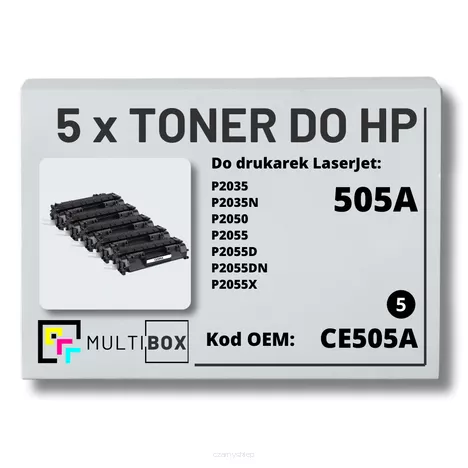 Toner do HP CE505A 05A P2035 P2055 5-pak zamiennik Multibox