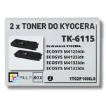 2-PAK Multibox Toner do KYOCERA TK6115 1T02P10NL0 ECOSYS M4125 M4132 2x15.0K zamiennik - 2