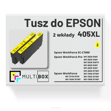 2-PAK Multibox Tusz do EPSON 405XL T05H4 C13T05H44010 yellow zamiennik