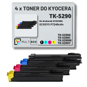 4-PAK Multibox Toner do KYOCERA TK5290 ECOSYS P7240 17,0K/3x13,0K CMYK zamiennik