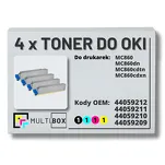 4-PAK Multibox Toner do OKI MC860 black/cyan/magenta/yellow zamiennik - 2