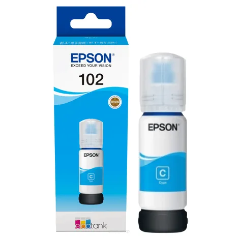 Epson tusz 102 T03R2 C13T03R240 oryginalny cyan