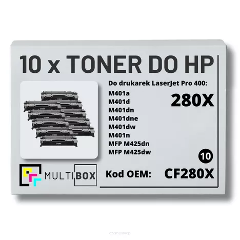 Toner do HP CF280X 80X M401 M425 10-pak zamiennik Multibox