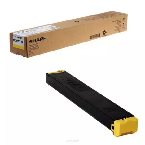 SHARP toner MX61GTYA yellow oryginalny 24000 stron