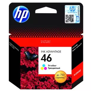 HP 46 tusz CZ638AE oryginalny color 