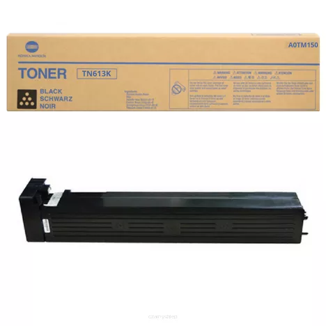 EOL KONICA MINOLTA toner TN613K A0TM150 czarny oryginalny 45000 stron
