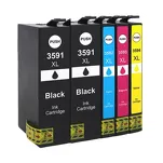 5-PAK Multibox Tusz do EPSON 35XL T3591 T3592 T3593 T3594 cyan / magenta / yellow / black zamiennik - 2