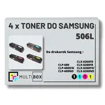 4-PAK Multibox Toner do SAMSUNG 506L CLP680 CLX6260 6K/3.5K CMYK zamiennik - 2