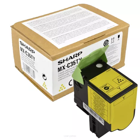 SHARP toner MXC35TY oryginalny yellow 6000 stron