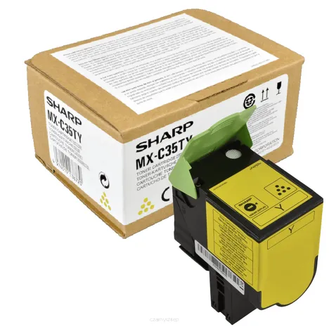 SHARP toner MXC35TY oryginalny yellow 6000 stron