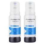 2-PAK Multibox Tusz do EPSON 102 T03R2 C13T03R240 cyan zamiennik - 2