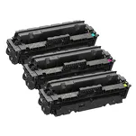 3-PAK Multibox Toner do HP 415X CMY W2031X W2032X W2033X zamiennik BEZ CHIPA - 3