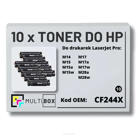 Toner do HP CF244X 44X M14 M15 M17 10-pak zamiennik Multibox