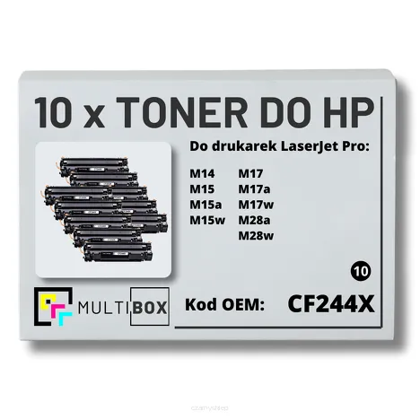 10-PAK Multibox Toner do HP CF244X 44X M14 M15 M17 zamiennik