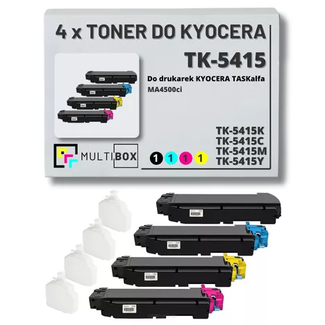 4-PAK Multibox Toner do KYOCERA TK5415 TASKalfa MA4500ci 20,0K/3x13,0K CMYK zamiennik