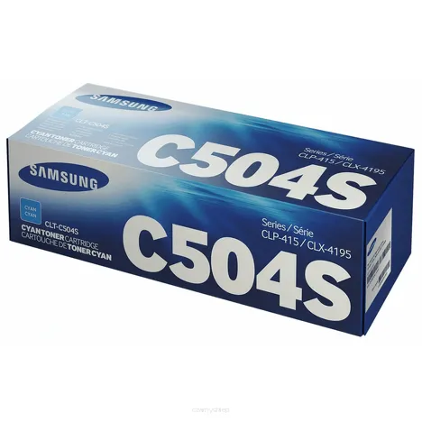 EOL SAMSUNG toner SU025A CLTC504S oryginalny cyan 1800 stron