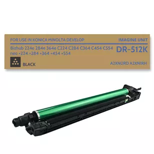 Bęben do KONICA MINOLTA DR512K BIZHUB C224e C284e A2XN0RD 120.0K black zamiennik