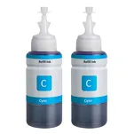 2-PAK Multibox Tusz do EPSON 673 T6732 C13T67324A cyan zamiennik - 2