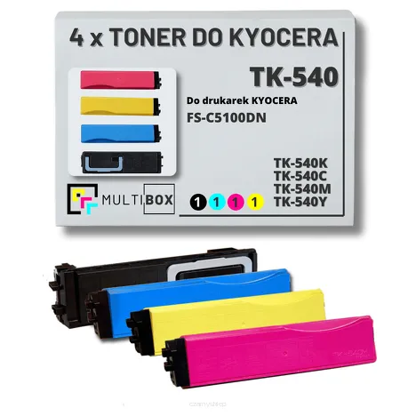 4-PAK Multibox Toner do KYOCERA TK540 FSC5100 5.0K/3x4,0K CMYK zamiennik