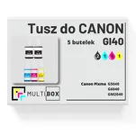 5-PAK Multibox Tusz do CANON GI40 black / cyan / magenta / yellow zamiennik - 2