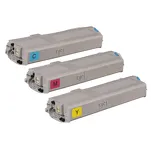 3-PAK Multibox Toner do OKI ES5432 ES5463 cyan/magenta/yellow zamiennik - 4