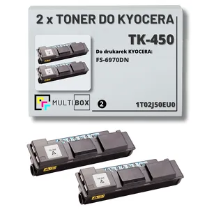 2-pak Toner do KYOCERA TK-450 1T02J50EU0 FS6970 2x15.0K Multibox zamiennik