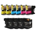 10-PAK Multibox Tusz do BROTHER LC129XL LC125XL - 2