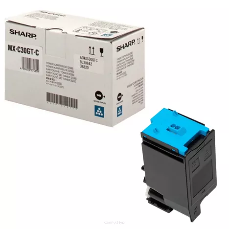 SHARP toner MXC30GTC cyan oryginalny 6000 stron