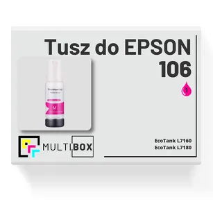 Tusz do EPSON 106 T00R3 C13T00R340 magenta zamiennik Multibox