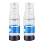2-PAK Multibox Tusz do EPSON 106 T00R2 C13T00R240 cyan zamiennik - 2