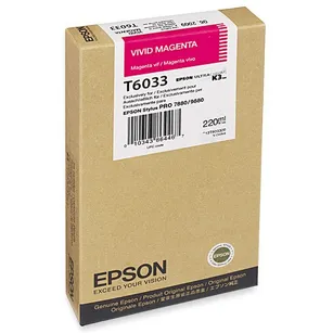 Epson tusz T6033 C13T603300 oryginalny vivid magenta