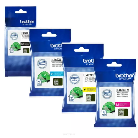 BROTHER tusz LC462XLVAL 4-pak oryginalny CMYK 3000 + 3x1500 stron