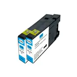 2-PAK Multibox Tusz do CANON PGI1500XLC cyan zamiennik - 2