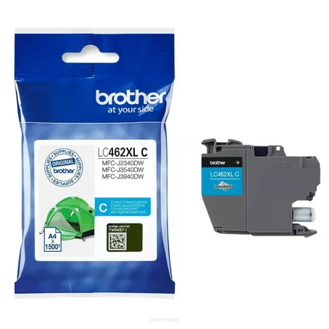 BROTHER tusz LC462XLC oryginalny cyan 1500 stron