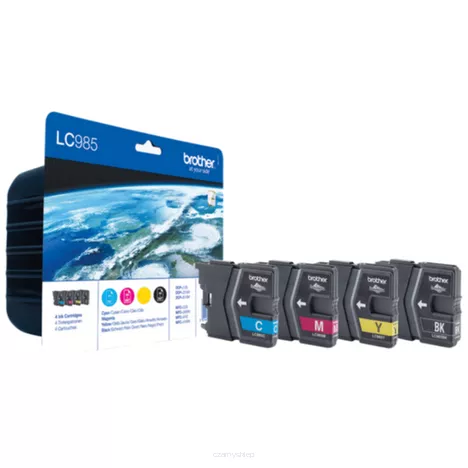 BROTHER tusz LC985VALBP oryginalny 4-pak CMYK 300 + 3x260 stron