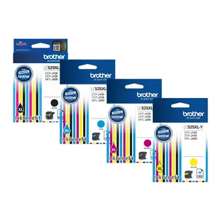 BROTHER tusz LC529XLBK + LC525XL CMY oryginalny 4-pak 3 x 1300 + 2400 stron
