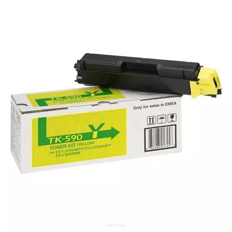 KYOCERA toner TK590Y 1T02KVANL0 yellow oryginalny 5000 stron