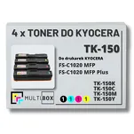 EOL 4-pak Toner do KYOCERA TK150 FSC1020 6.5K/3x6,0K CMYK Multibox zamiennik - 2