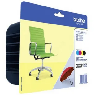 BROTHER tusz LC229XLVALBP oryginalny 4-pak CMYK 2400 + 3x1200 stron
