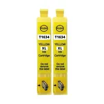 2-PAK Multibox Tusz do EPSON 16XL T1634 C13T16344010 yellow zamiennik - 2