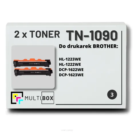 2-PAK Multibox Toner do BROTHER TN1090 zamiennik