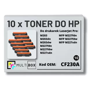 Toner do HP CF230A 30A M203 M227 10-pak zamiennik Multibox