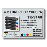 4-PAK Multibox Toner do KYOCERA TK5140 ECOSYS M6030 M6530  P6130 7,0K/3x5,0K CMYK zamiennik - 2