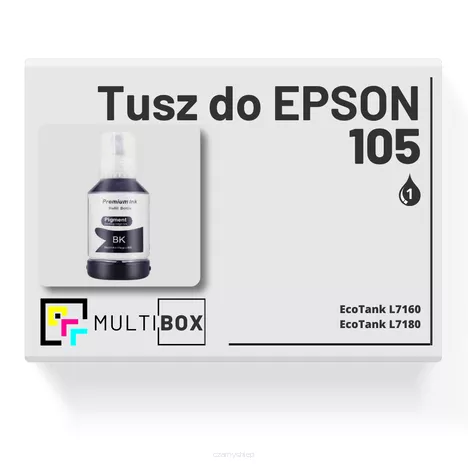 Tusz do EPSON 105 T00Q1 C13T00Q140 black zamiennik Multibox