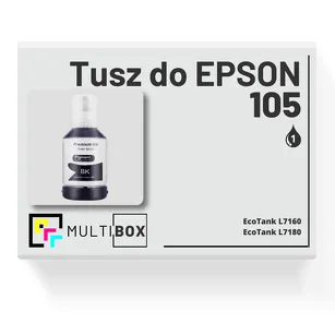 Tusz do EPSON 105 T00Q1 C13T00Q140 black zamiennik Multibox