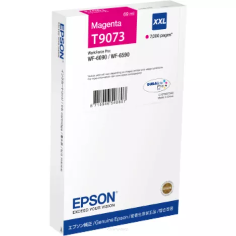 Epson tusz T9073 XXL C13T907340 oryginalny magenta